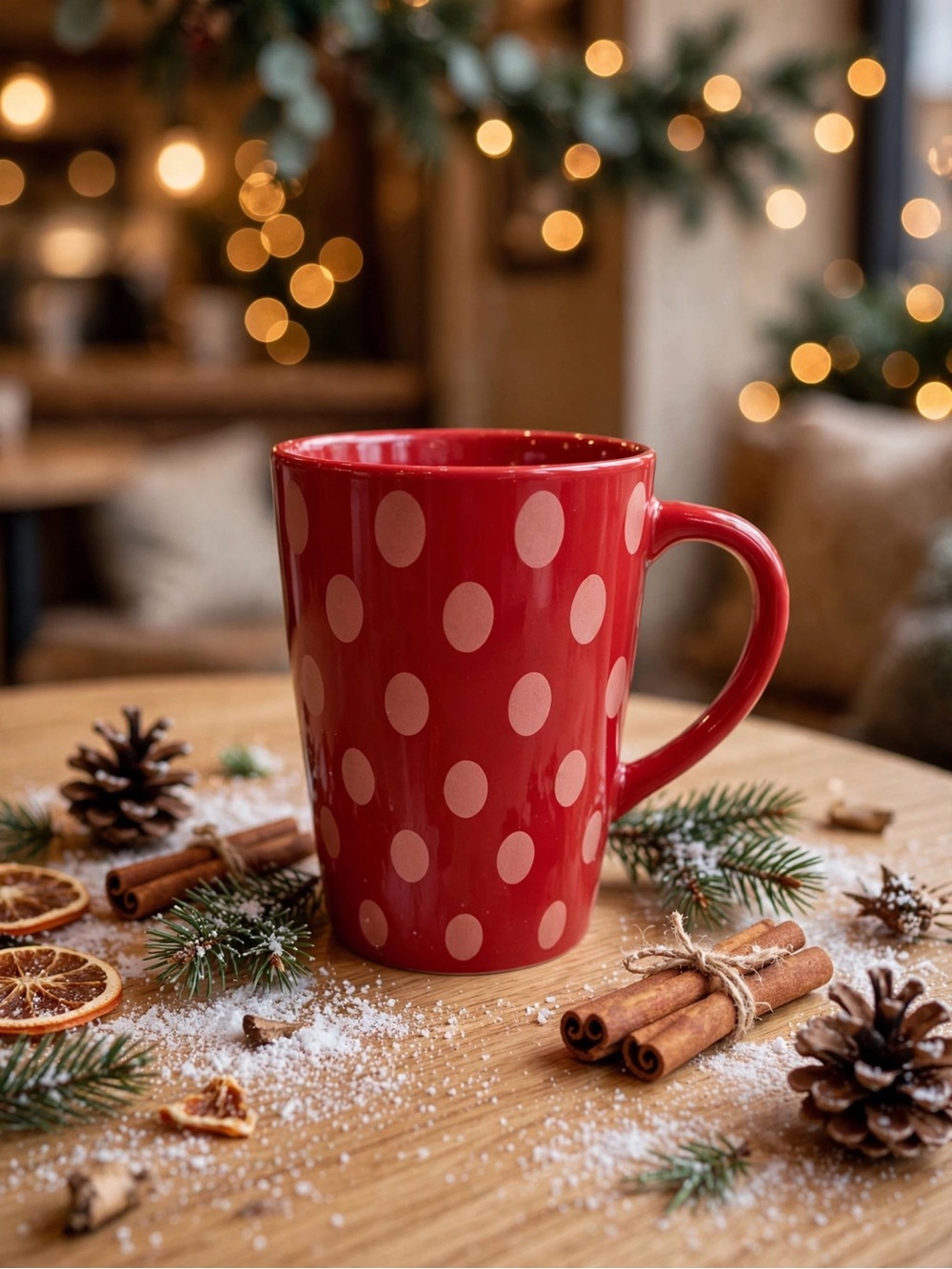 Starbucks Red Polka Dot Mug